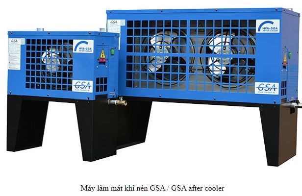 Máy làm mát khí nén GSA - Máy Nén Khí Minh Phú - Công Ty TNHH Máy Và Dịch Vụ Kỹ Thuật Minh Phú
